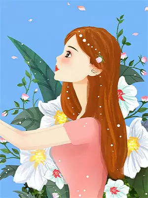 海棠铺绣,梨花落雪