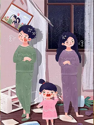 竹子与落日的诗